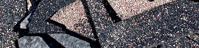 Close Up of Roofing Shingles