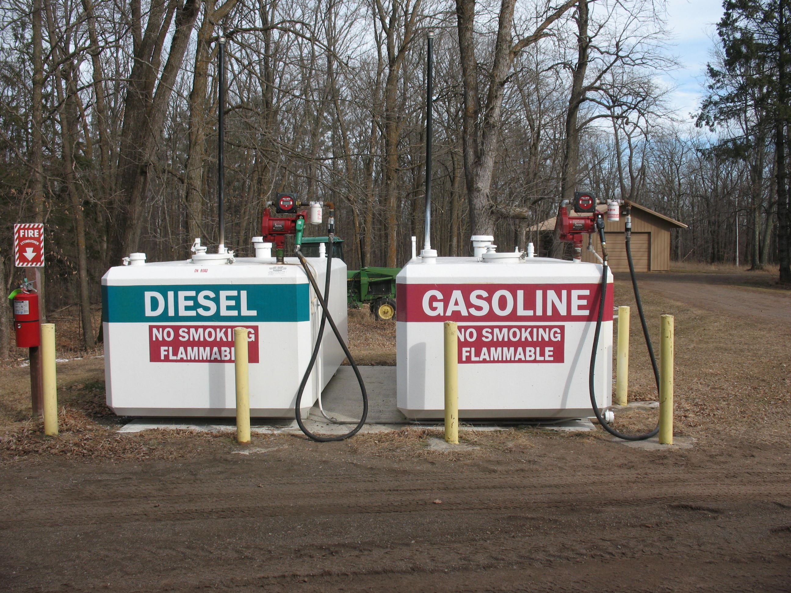 Storage Tanks - properly maintained above ground storage tank